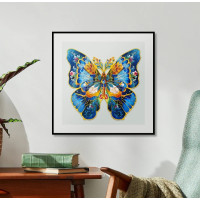 RoboTime Drevené puzzle Motýľ Morpho Helena