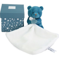 Doudou Môj malý medvedík 10 cm modrý