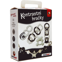 PROFIBABY Sada kontrastných hračiek pre bábätká