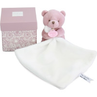 Doudou Môj malý medvedík 10 cm ružový
