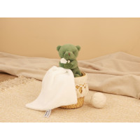 Doudou Môj malý medvedík 10 cm zelený
