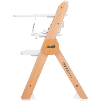 CHIPOLINO Drevená jedálenská stolička Cacao 2v1 Wood