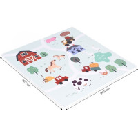 ECOTOYS Penové puzzle Farma s okrajmi