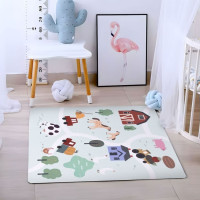 ECOTOYS Penové puzzle Farma s okrajmi