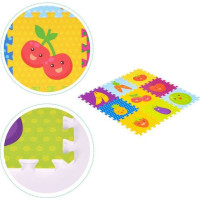 ECOTOYS Penové puzzle Ovocie (28x28)