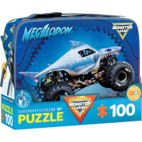 EUROGRAPHICS Puzzle vo desiatovom boxe Megalodon Monster Jam 100 dielikov
