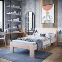 Posteľ z masívu buku MATYLDA 200x90 cm - prírodná