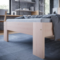 Posteľ z masívu buku MATYLDA 200x90 cm - prírodná