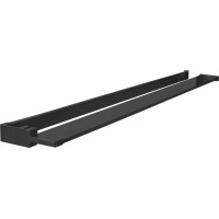 Sapho Polica na walk-in zástenu, 142cm, čierna mat EG1425