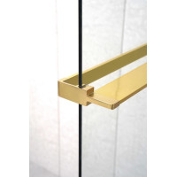 Sapho Polica na walk-in zástenu, 142cm, zlato mat EG1446