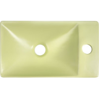 Sapho MARGITHA keramické umývadlo 38x22cm, otvor pre batériu vpravo, pistáciová MGT38223