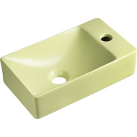 Sapho MARGITHA keramické umývadlo 38x22cm, otvor pre batériu vpravo, pistáciová MGT38223
