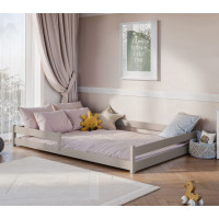Detská Montessori posteľ z masívu borovice ALICE - 200x140 cm - KAŠMÍROVÁ