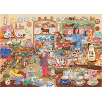 HOP Puzzle Býci v obchode s porcelánom 1000 dielikov