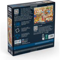 HOP Puzzle Býci v obchode s porcelánom 1000 dielikov
