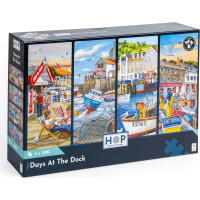 HOP Puzzle Dni v prístave 4x500 dielikov