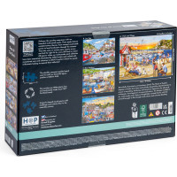 HOP Puzzle Dni v prístave 4x500 dielikov