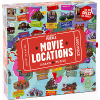 PROFESOR PUZZLE Puzzle Filmové miesta 1000 dielikov