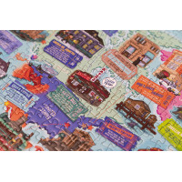 PROFESOR PUZZLE Puzzle Filmové miesta 1000 dielikov