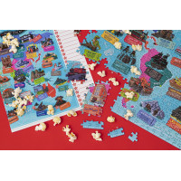 PROFESOR PUZZLE Puzzle Filmové miesta 1000 dielikov