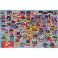 PROFESOR PUZZLE Puzzle Filmové miesta 1000 dielikov