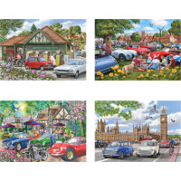 HOP Puzzle Pekný deň na prechádzku 4x500 dielikov