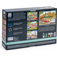 HOP Puzzle Pekný deň na prechádzku 4x500 dielikov