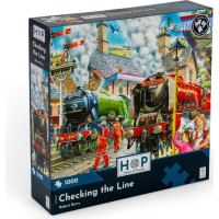 HOP Puzzle Odchod vlakov 1000 dielikov