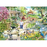 HOP Puzzle Pastierska ulička 1000 dielikov