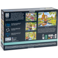 HOP Puzzle Plavba po vodných kanáloch 4x500 dielikov