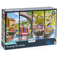 HOP Puzzle Plavba po vodných kanáloch 4x500 dielikov