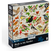 HOP Puzzle Vtáky v záhrade 1000 dielikov