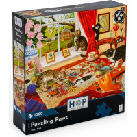 HOP Puzzle Skladajúce labky 1000 dielikov