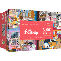 TREFL Puzzle UFT Veľká kniha Disney 6000 dielikov