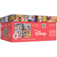 TREFL Puzzle UFT Veľká kniha Disney 6000 dielikov
