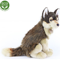 Rappa Plyšový vlk sediaci 28 cm ECO-FRIENDLY