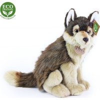 Rappa Plyšový vlk sediaci 28 cm ECO-FRIENDLY