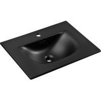 Keramické umývadlo SKY 61 cm DP - čierne matné