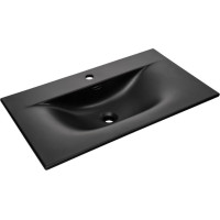 Keramické umývadlo SKY 81 cm DP - čierne matné