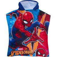 Detská bavlnená osuška s kapucňou SPIDER-MAN 55x110 cm
