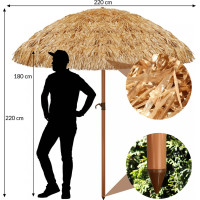 Záhradný slnečník HAWAII 220 cm