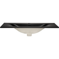 Keramické umývadlo SKY 81 cm DP - čierne matné