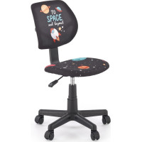Detská otočná stolička BINGO - Space - čierna