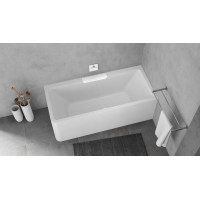 Polysan CASCATA R MONOLITH obdĺžniková vaňa 180x80x60cm, kaskáda biela 73836MR.101