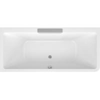 Polysan CASCATA L MONOLITH obdĺžniková vaňa 180x80x60cm, kaskáda nerez 73836ML.100