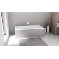 Polysan CASCATA obdĺžniková vaňa 185x85x45cm, kaskáda biela 73836.101