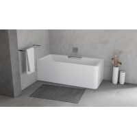 Polysan CASCATA L MONOLITH obdĺžniková vaňa 180x80x60cm, kaskáda nerez 73836ML.100