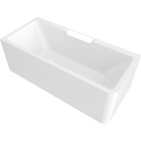 Polysan CASCATA L MONOLITH obdĺžniková vaňa 180x80x60cm, kaskáda biela 73836ML.101