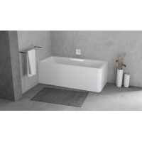 Polysan CASCATA L MONOLITH obdĺžniková vaňa 180x80x60cm, kaskáda biela 73836ML.101