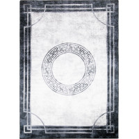 Kusový koberec VICTORIA Tarsus - bílý/černý